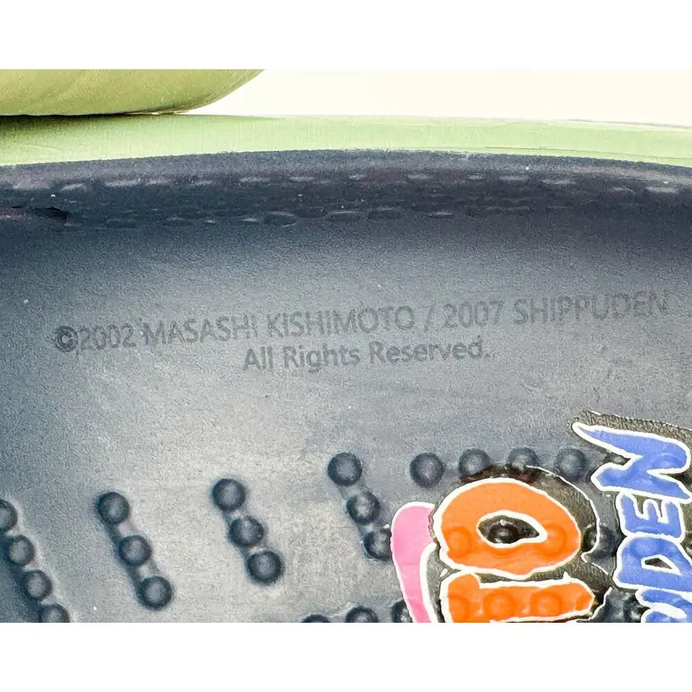 Crocs x Naruto Shippuden Kakashi Clogs M9 W11 Green Blue Jibbitz Charms Anime